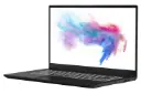 لپ‌تاپ مدرن 15 A10RB ام اس آی نمای بغل - پورت ها صفحه کلید و صفحه نمایش  /  MSI Modern 15 A10RB