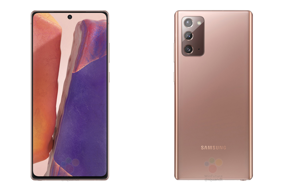 مشخصات و رندر رسمی گلکسی نوت 20 سامسونگ / Samsung Galaxy Note 20 فاش شد ...