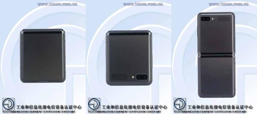 گلکسی Z فلیپ 5G درحال بسته و باز رنگ نقره ای پنل پشتی