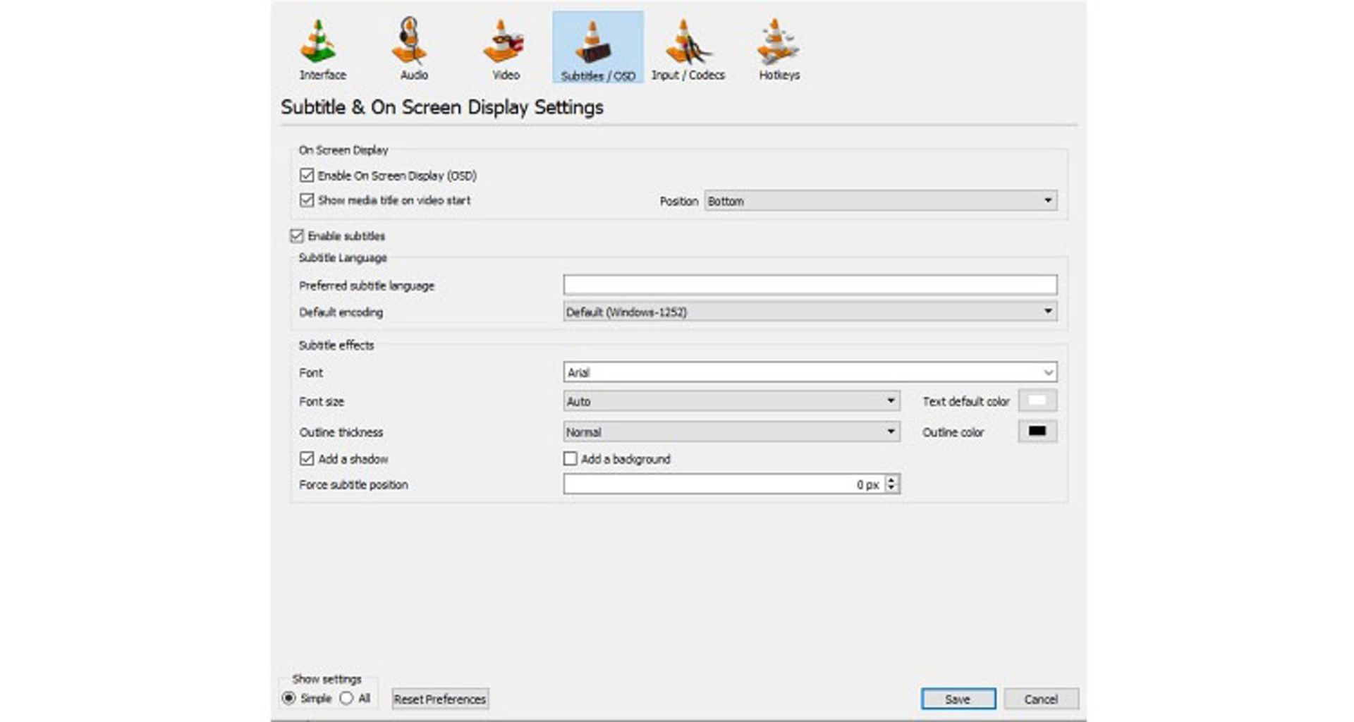 رفع مشکل زیرنویس فارسی در VLC - 3
