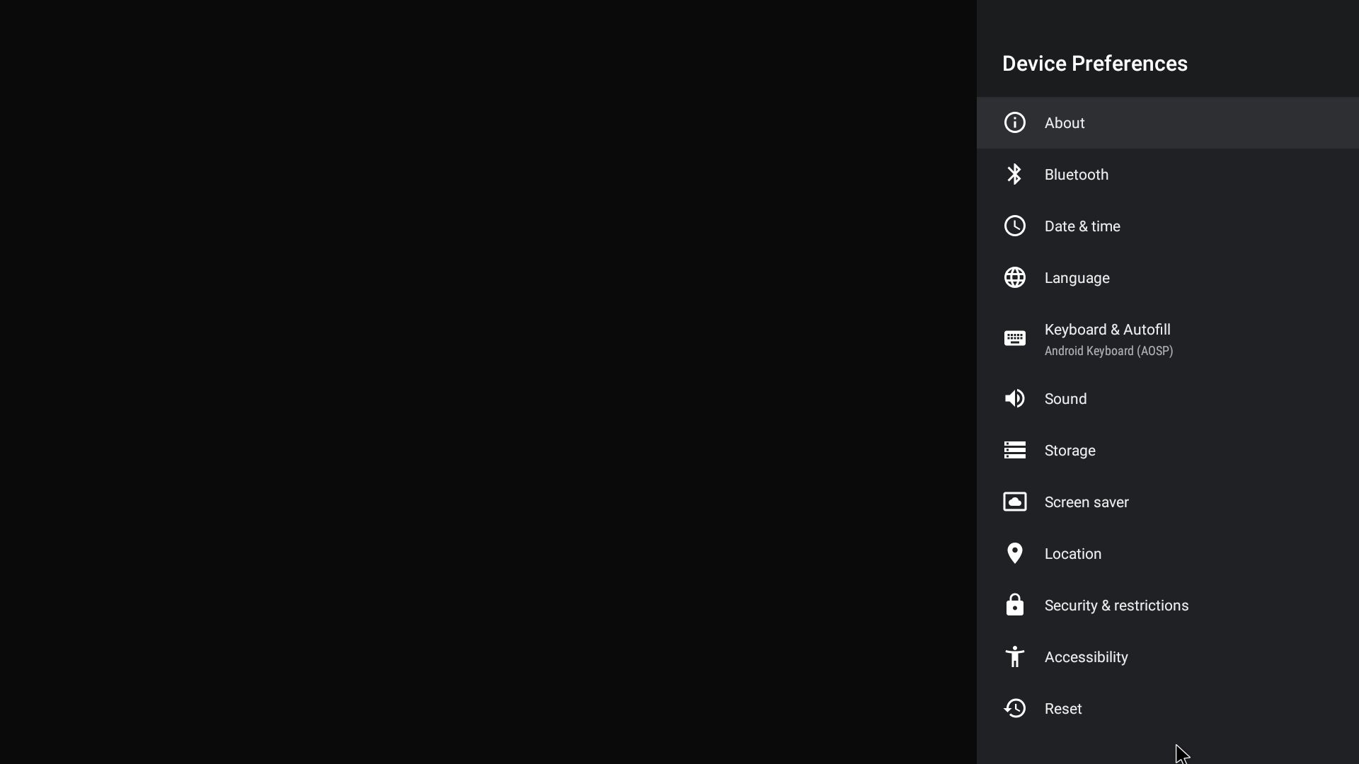 تنظیمات اندروید باکس ونتار X3