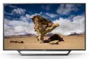 نمای جلو تلویزیون سونی W650D مدل 40 اینچ با صفحه روشن