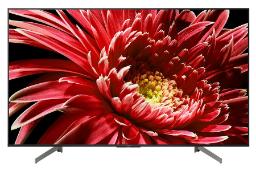 نمای جلو تلویزیون سونی X8500G مدل 55 اینچ با صفحه روشن