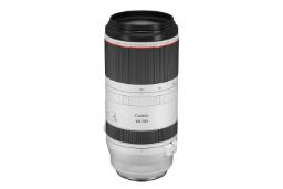 لنز کانن RF 100-500mm F4.5-7.1L IS USM نمای بغل و جلو/ Canon RF 100-500mm F4.5-7.1L IS USM