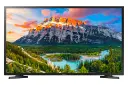 نمای جلو تلویزیون سامسونگ N5000 مدل 43 اینچ با صفحه روشن