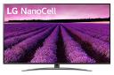 نمای جلو تلویزیون ال جی LG SM8100 با فناوری نانو سل در حالت روشن