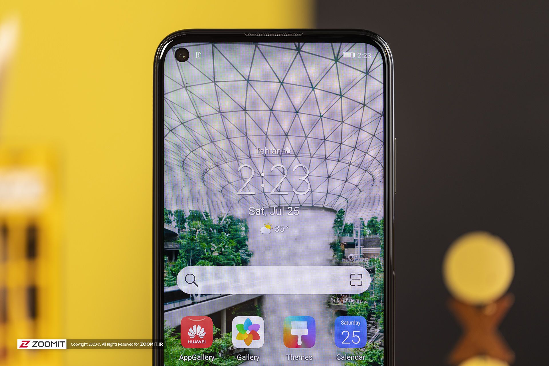 حفره دوربین سلفی گوشی هواوی نوا ۷ آی / Huawei Nova 7i