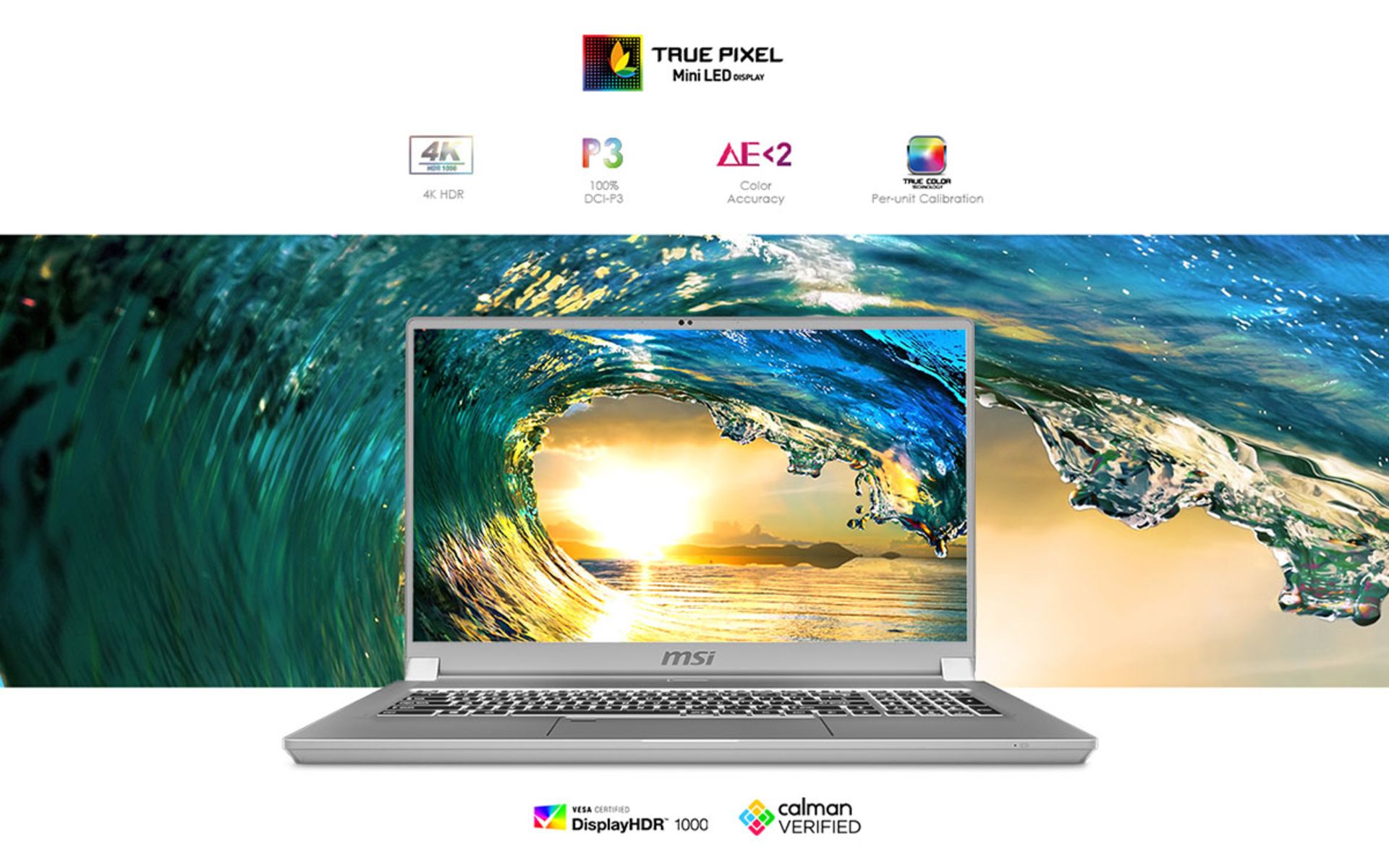 قابلیت های نمایشگر MSI Creator