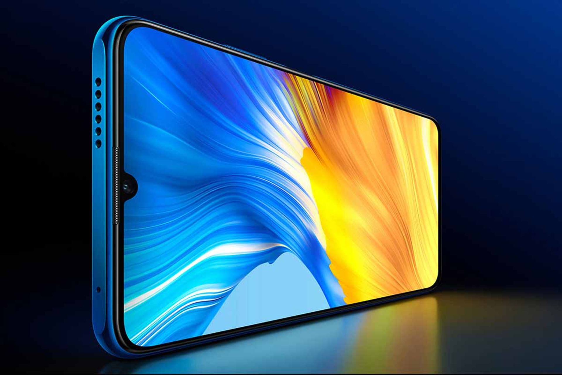 نمایشگر آنر X10 مکس 5G از زاویه بالا