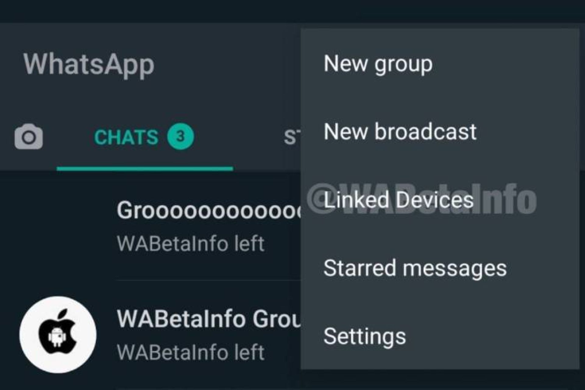 اتصال به دستگاه های مختلف در واتساپ بتا 