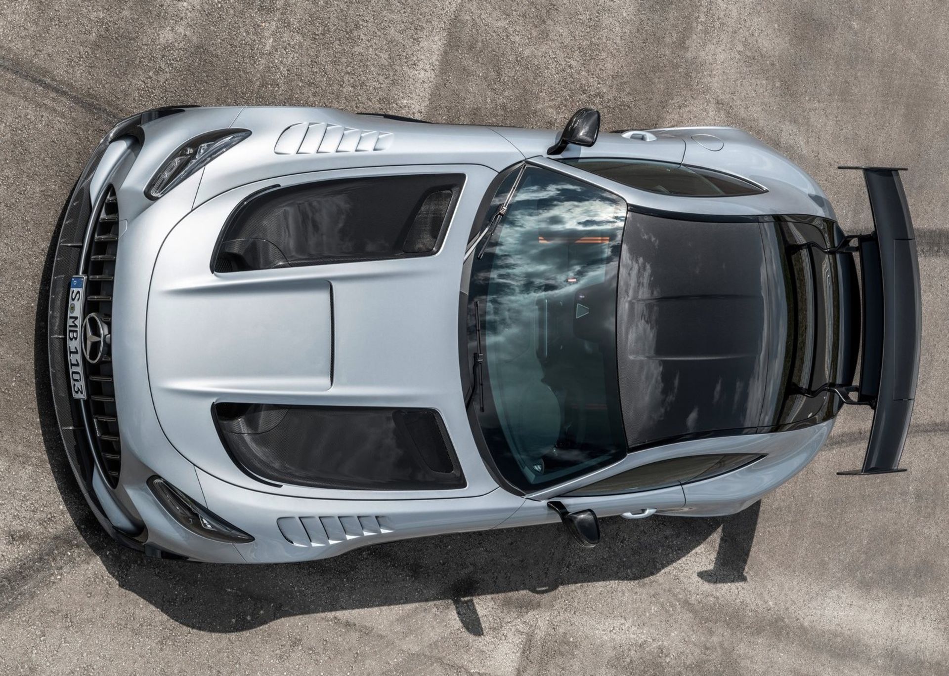  AMG GT Black Series بلک سریز 2021 نمای بالا