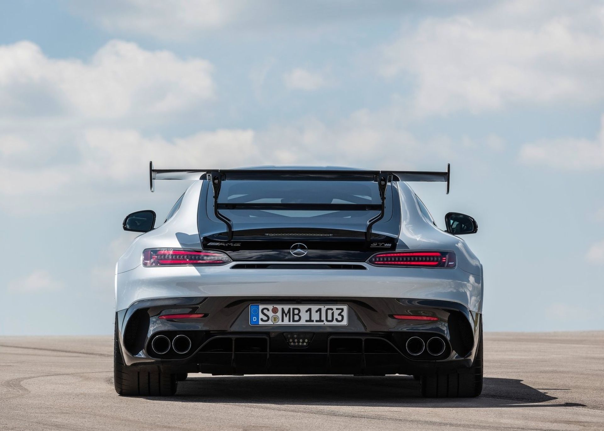  AMG GT Black Series بلک سریز 2021 نمای عقب