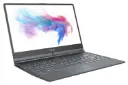لپ‌تاپ مدرن 14 a10m ام اس آی  نمای جلو صفحه کلید - صفحه نمایش - پورت ها و - وب کم/  MSI Modern 14 