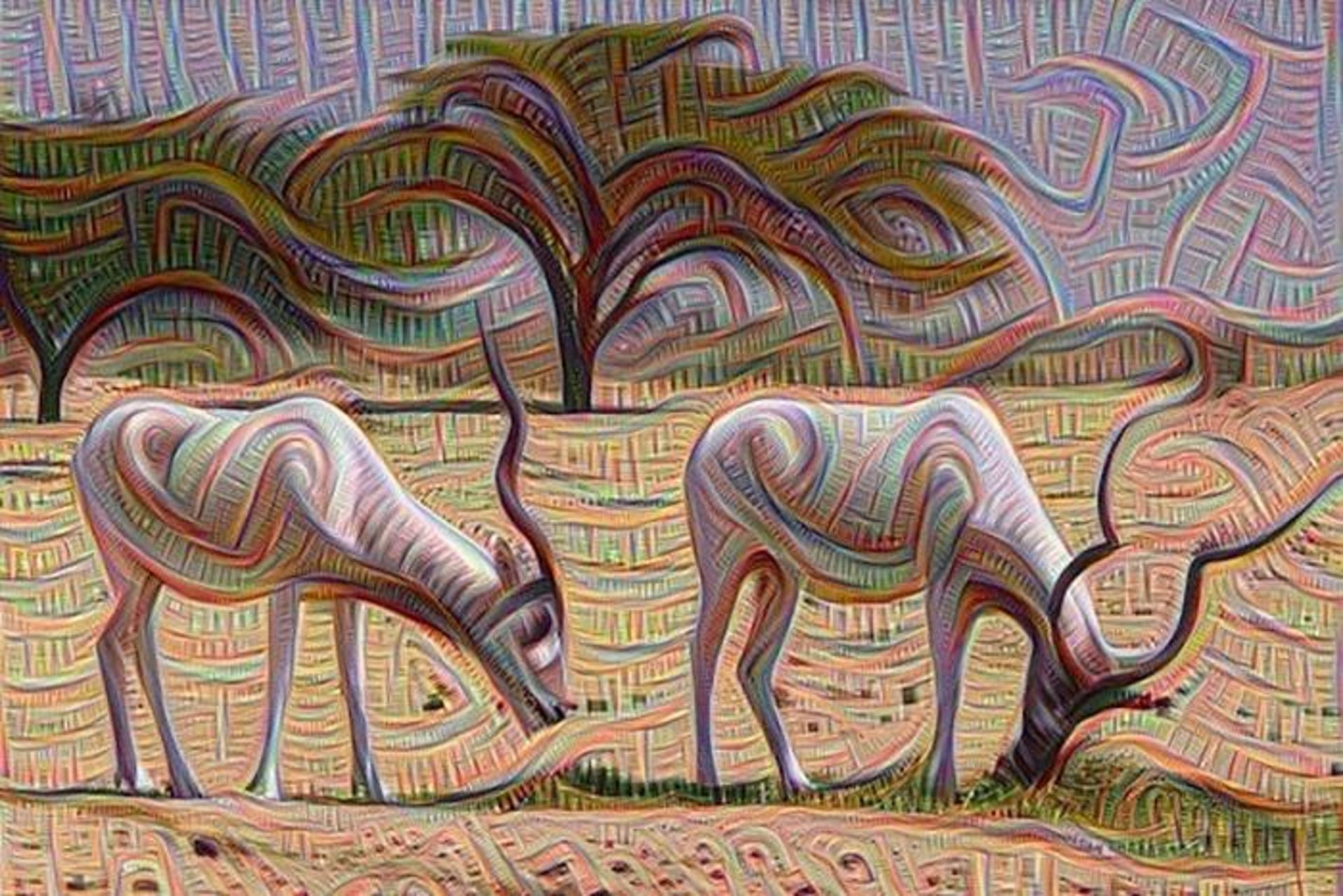 تصویر حاصل از شبکه عصبی مصنوعی