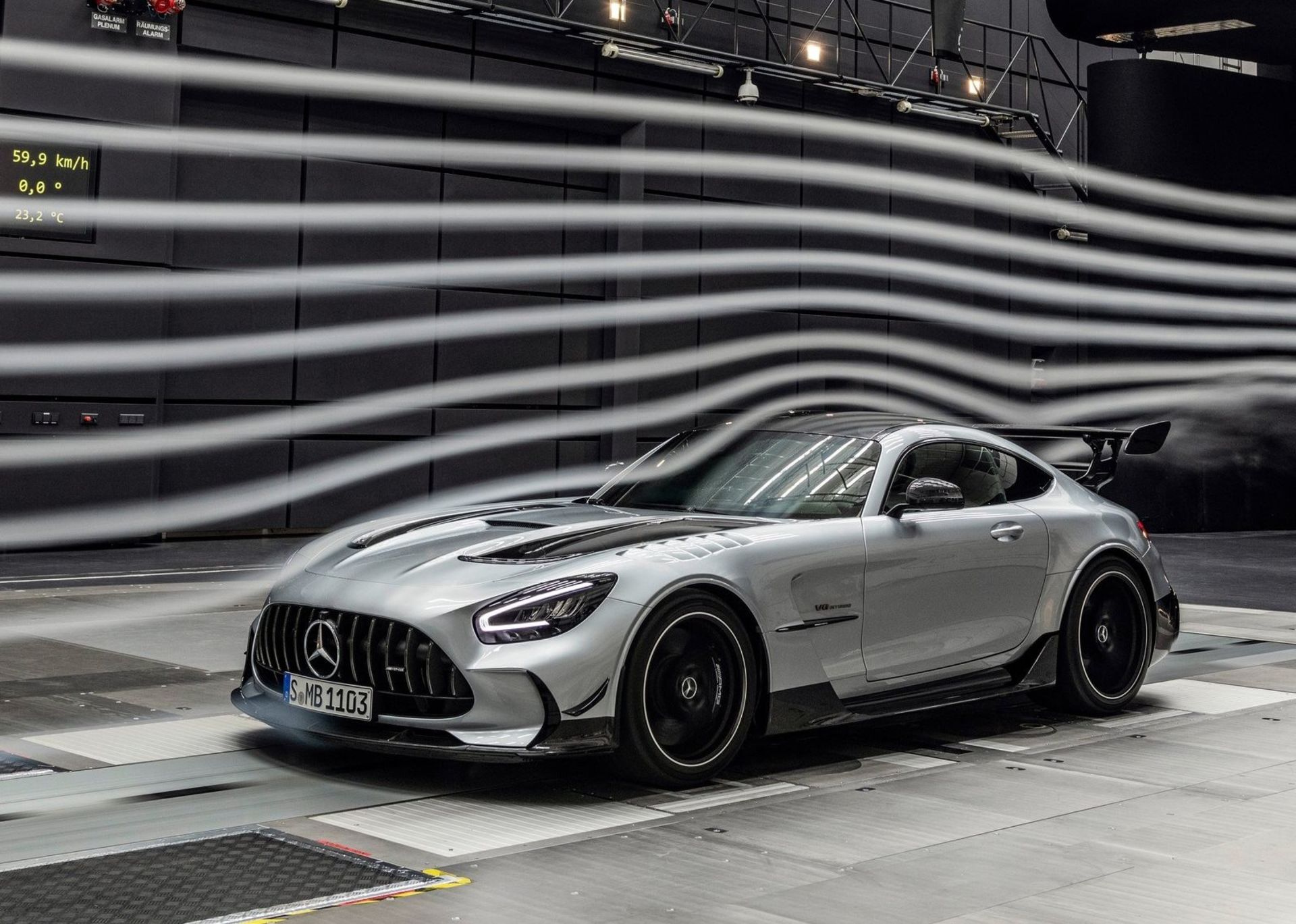 AMG GT Black Series بلک سریز 2021 تونل باد