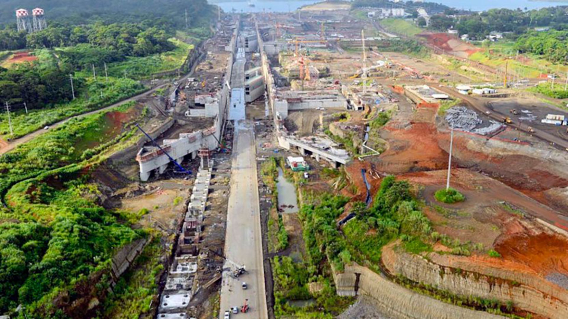 مراحل توسعه سد سلولی کانال پاناما / Panama Canal