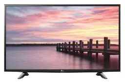 نمای جلو تلویزیون LV300C مدل 49 اینچ با صفحه روشن