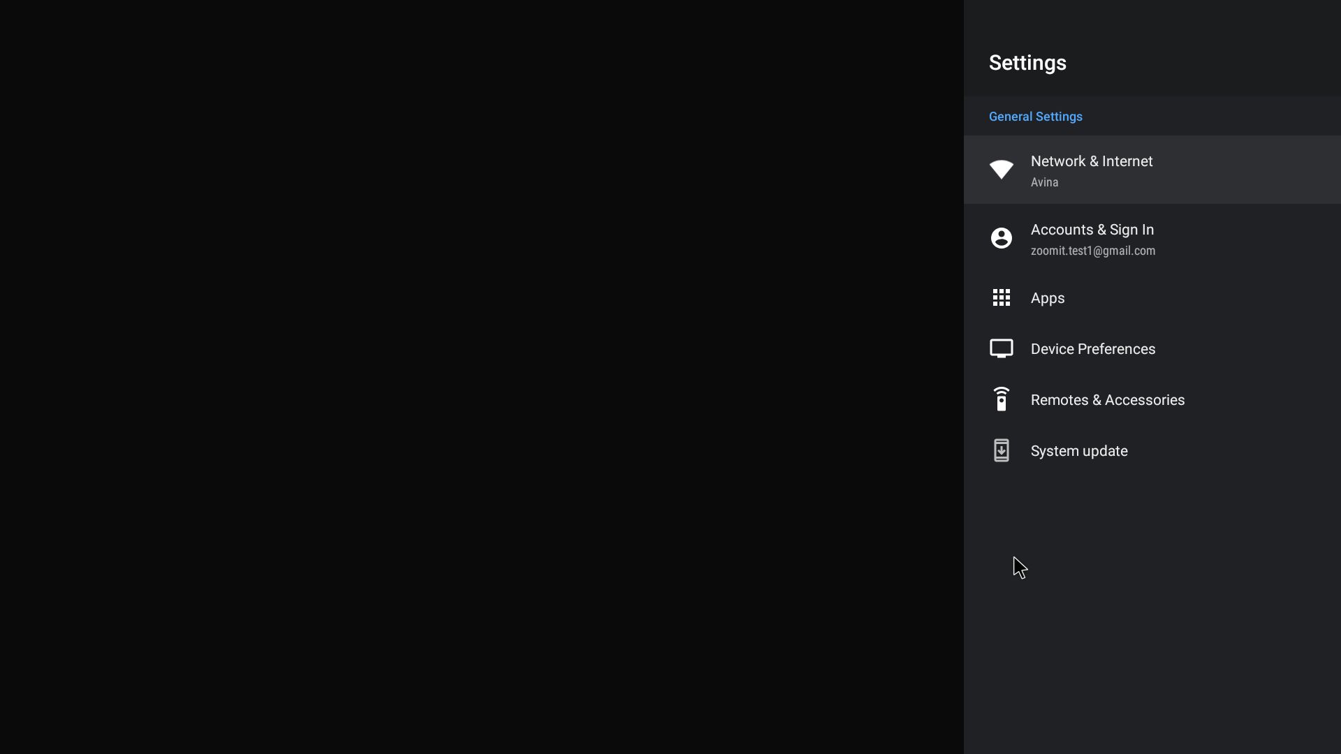 تنظیمات اندروید باکس ونتار X3