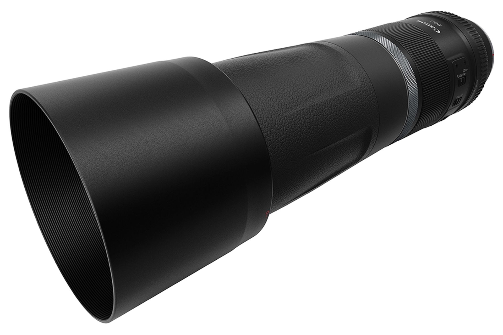 نمای سه رخ لنز Canon RF 800mm f/11 IS STM کانن