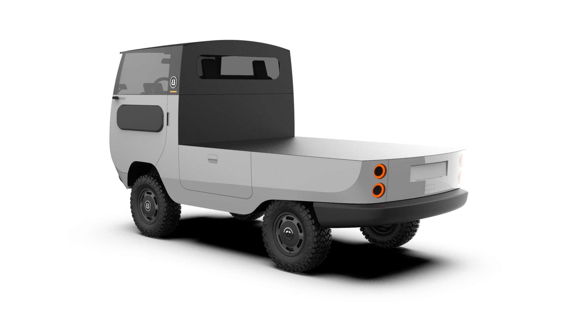 کامیون برقی ماژولار / eBussy Modular electric car
