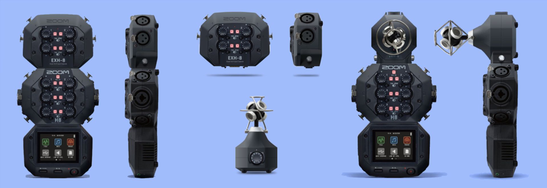 ماژول های EXH-8 و VRH-8 زوم اچ 8 / ZOOM H8