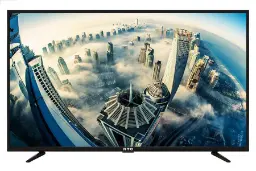 نمای جلو تلویزیون آر تی سی BM5400 مدل 43 اینچ با صفحه روشن