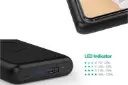 محل نمایش خروجی های پاور بانک RAVpower RP-PB081 و نشانگر LED