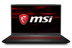 لپ‌تاپ  GF75 Thin 9SC ام اس آی نمای جلو صفحه کلید  و صفحه نمایش  / MSI GF75 Thin 9SC