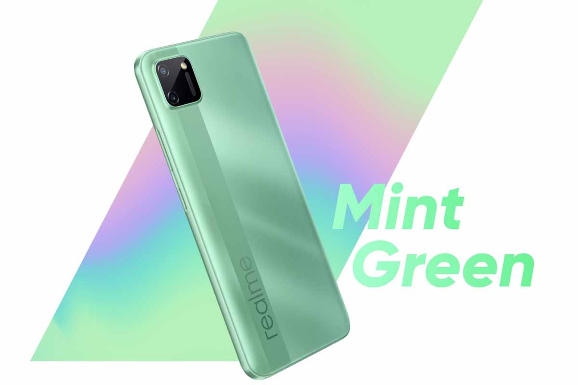 ریلمی سی 11 / Realme C11 از پشت رنگ سبز