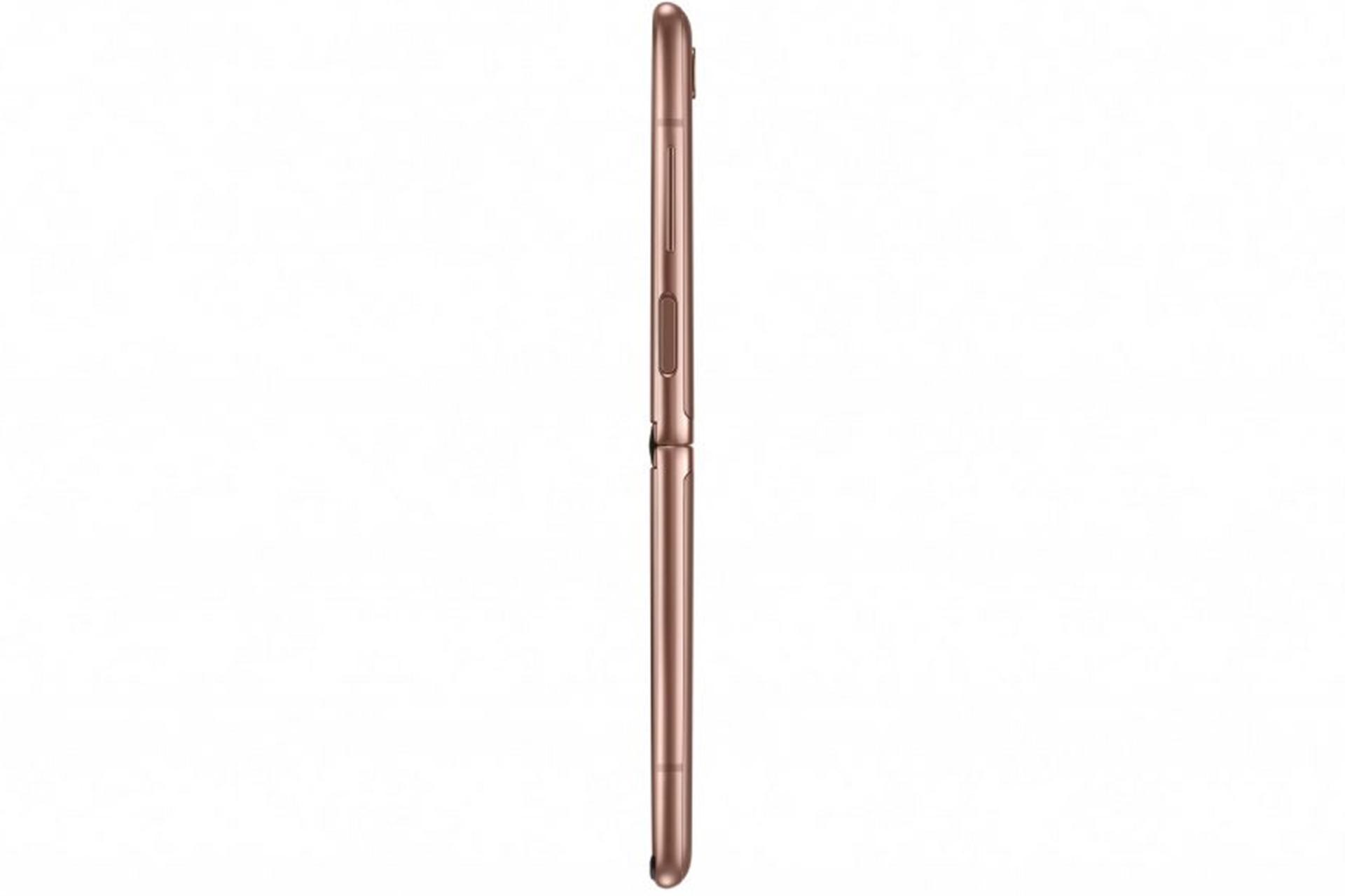 نیم رخ گلکسی زد فلیپ فایوجی / Galaxy Z Flip 5G درحالت باز