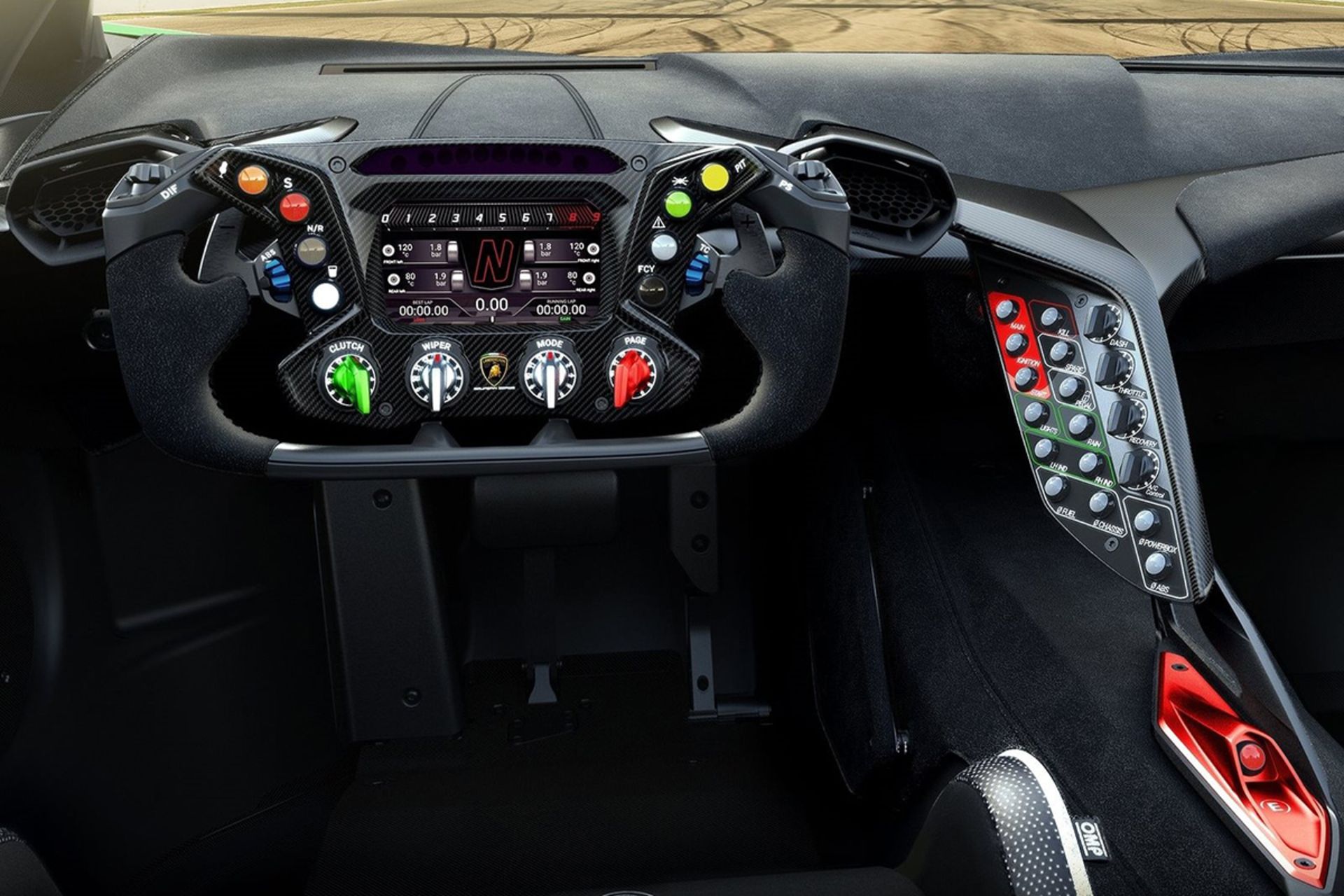 Lamborghini Essenza SCV12  نمای کابین