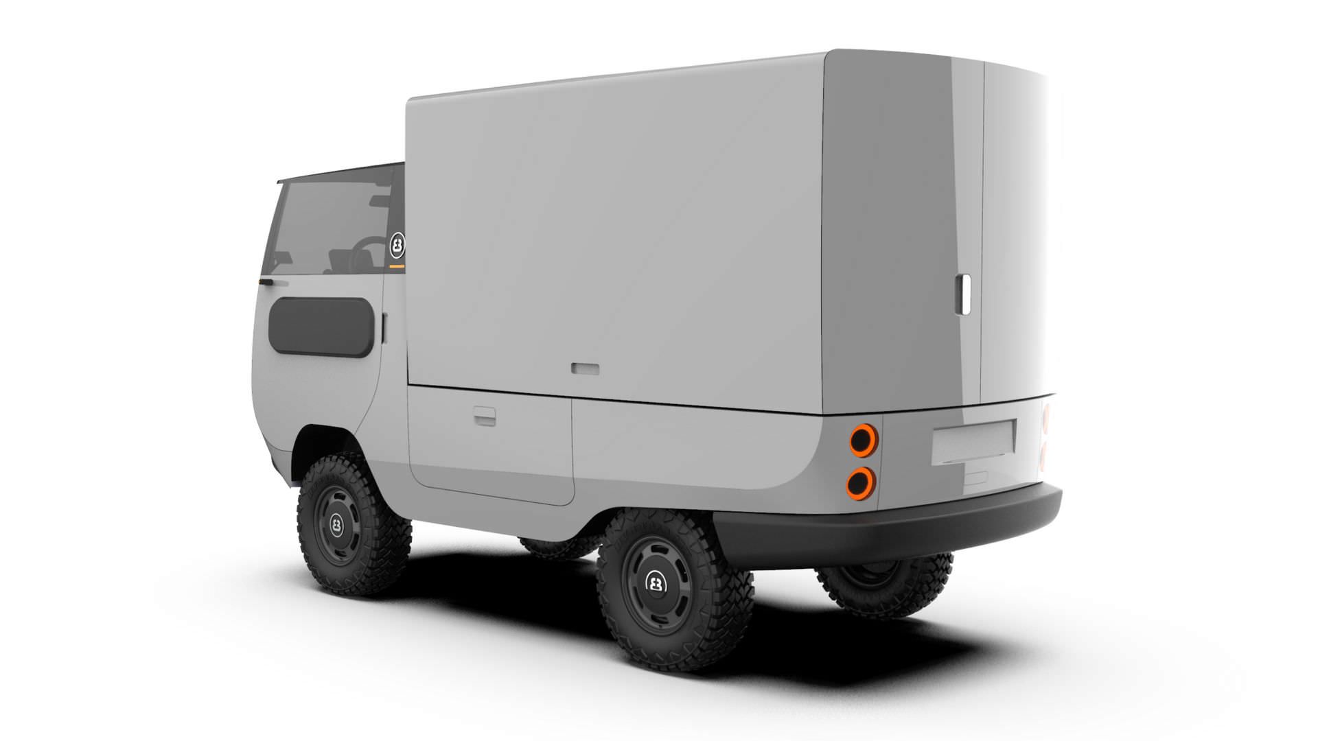 خودروی الکتریکی ماژولار / eBussy Modular electric car کامیون