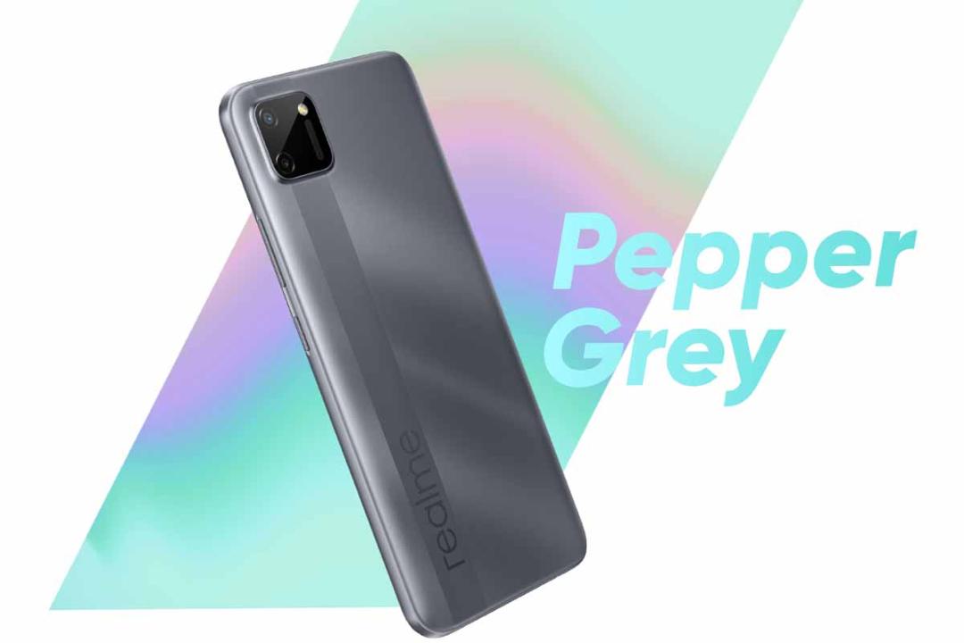 ریلمی سی 11 / Realme C11 از پشت رنگ خاکستری