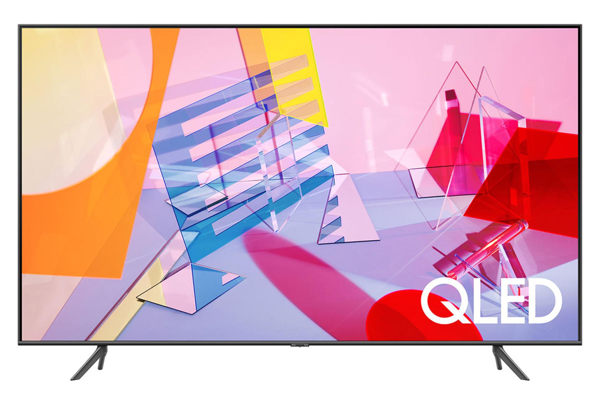 نمای جلو تلویزیون سامسونگ Q60T مدل 55 اینچ