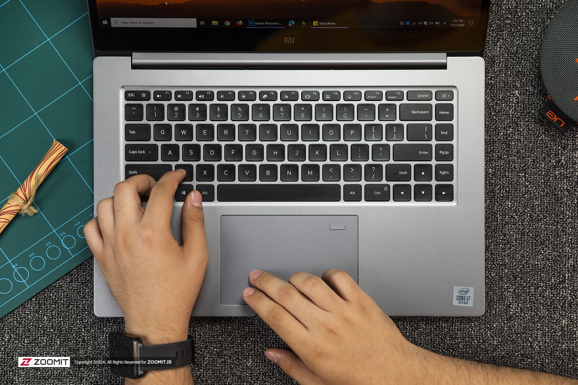 کیبورد و ترک پد لپ تاپ شیائومی می نوت بوک پرو 15 Xiaomi Mi Notebook Pro
