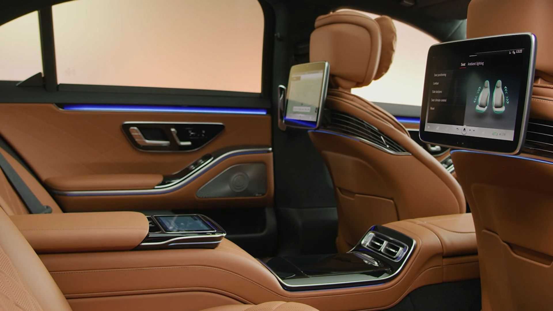 مرجع متخصصين ايران  Mercedes S-Class Interior كابين عقب مرسدس بنز كلاس اس