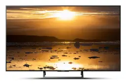 نمای جلو تلویزیون سونی X7000E مدل 49 اینچ