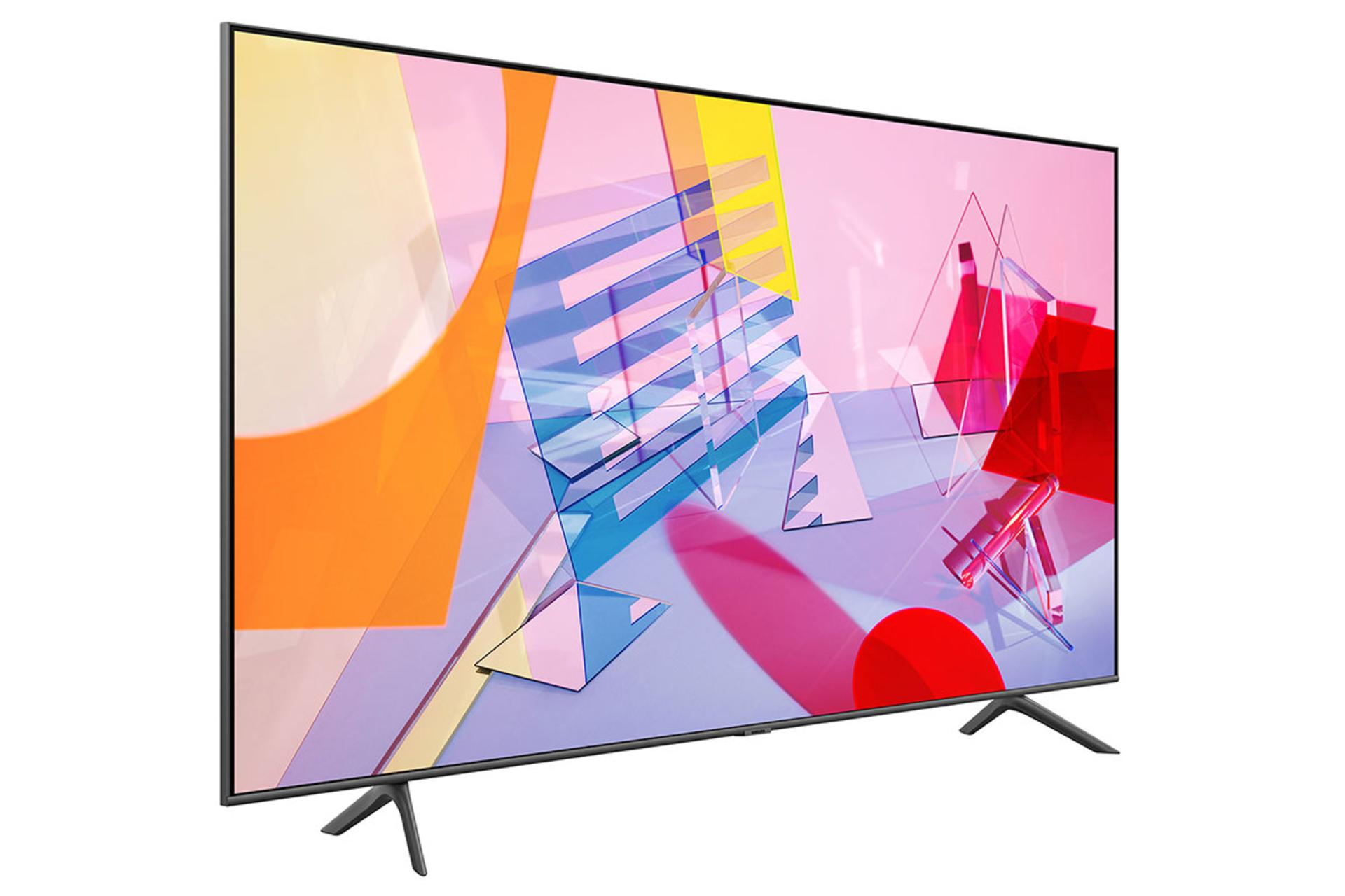 نمای نیمرخ تلویزیون سامسونگ Q60T مدل 55 اینچ