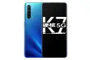 نمای پشت و جلو گوشی اوپو K7 رنگ آبی