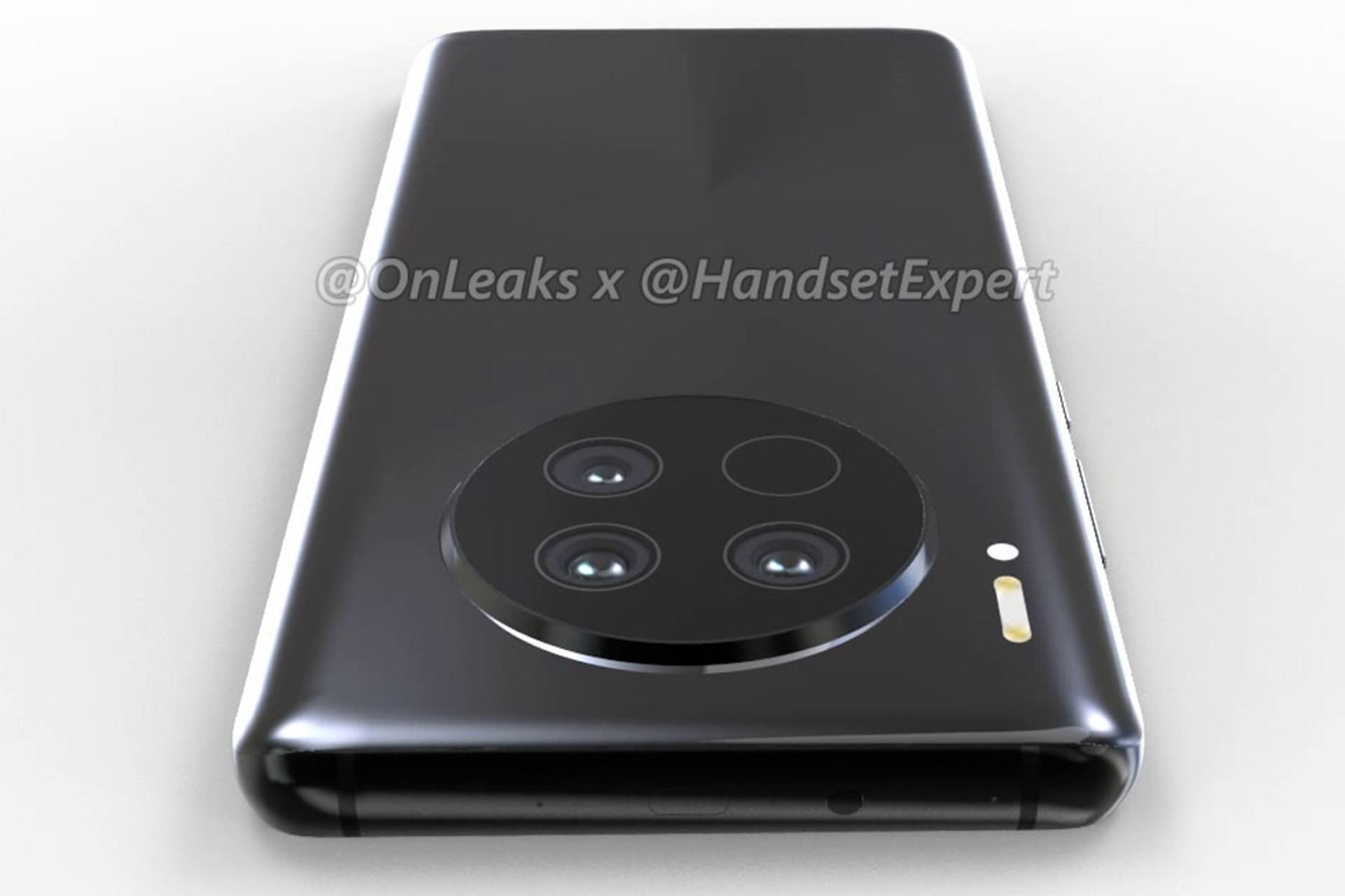 نمای بالای پشت هواوی میت 40 / Huawei Mate 40