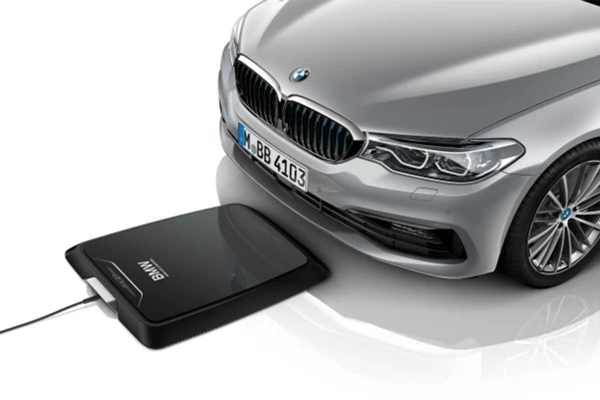 شارژر بی سیم خودروی الکتریکی / electric car هیبریدی بی ام و / bmw