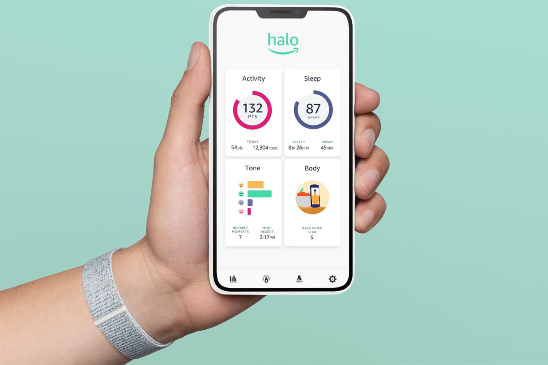 صفحه اصلی اپلیکیشن آمازون هیلو / Amazon Halo