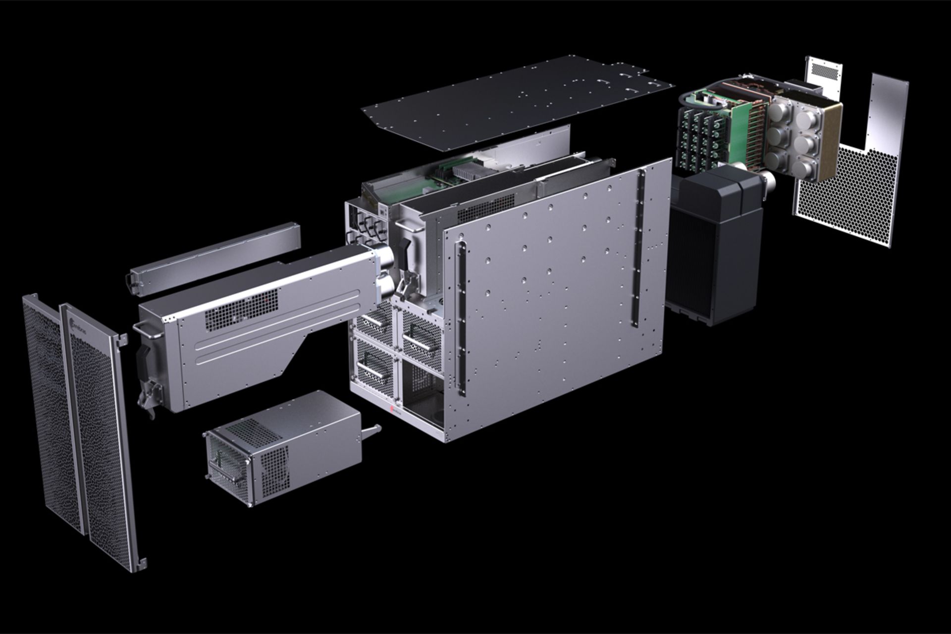 قطعات مختلف تراشه Cerebras Wafer Scale Engine 