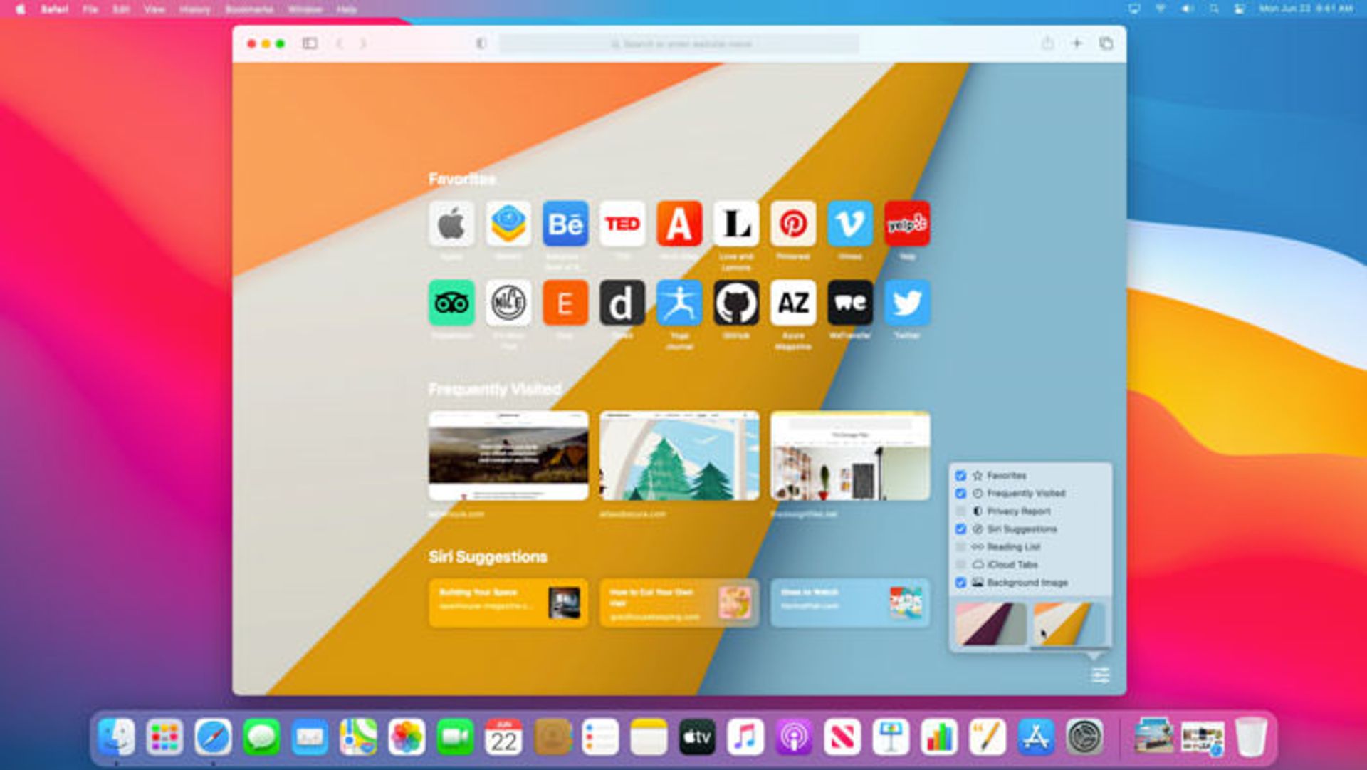مرورگر سافاری در نسخه بتای عمومی سیستم عامل macOS Big Sur