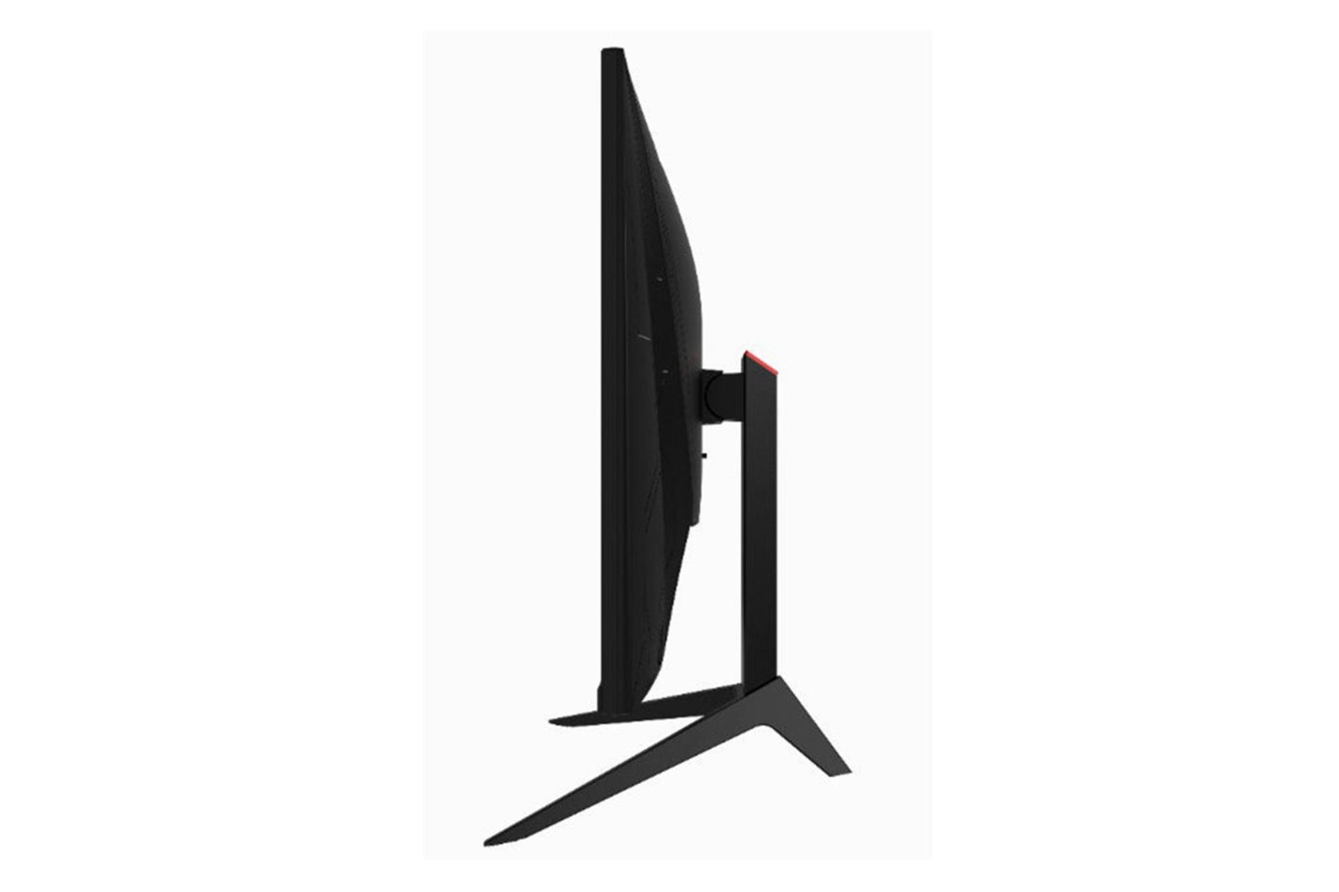 نمای کنار مانیتور جی پلاس مدل GGM-K275FN و نمایش ضخامت محصول