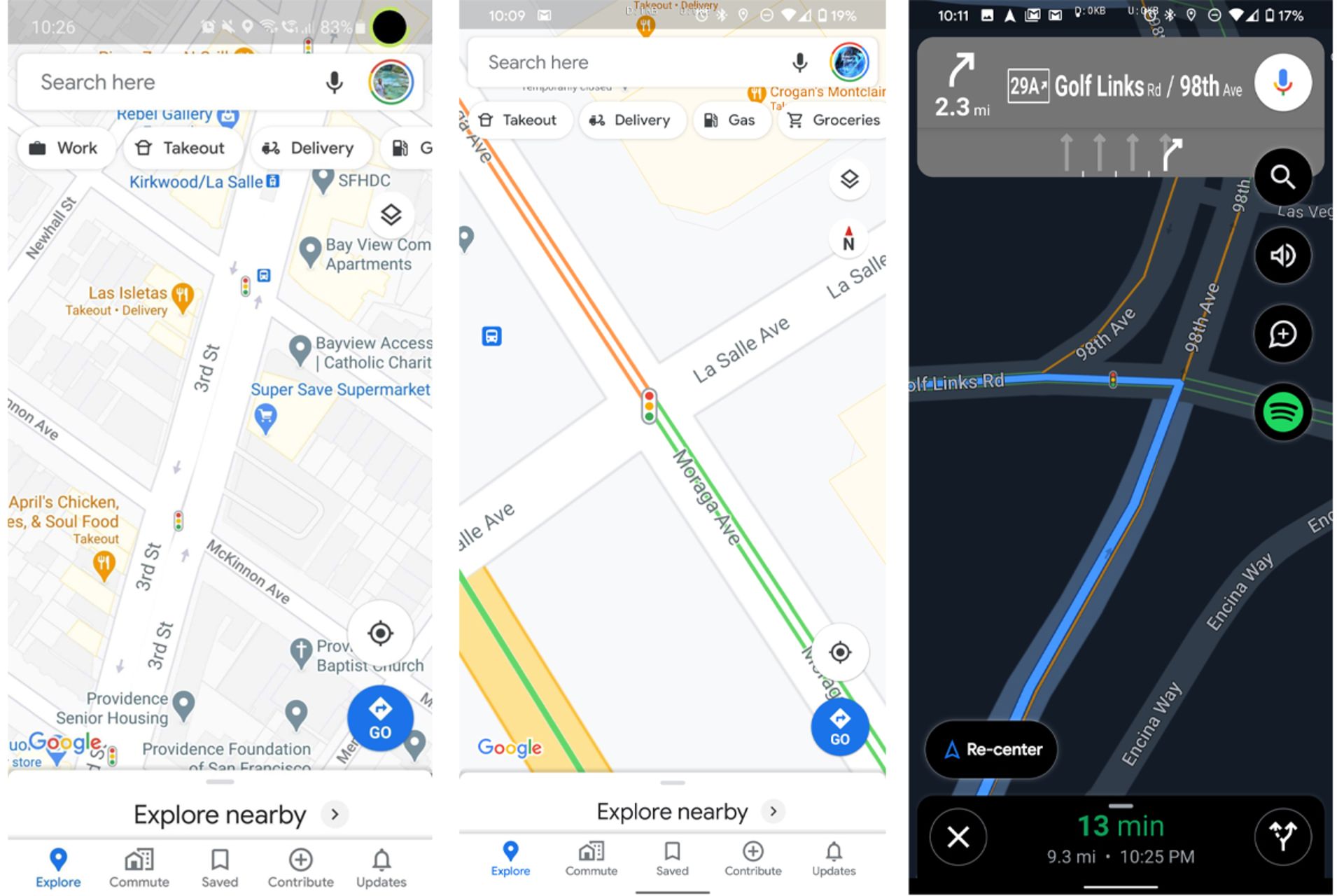 آیکون چراغ راهنمایی گوگل مپس / Google Maps اندروید