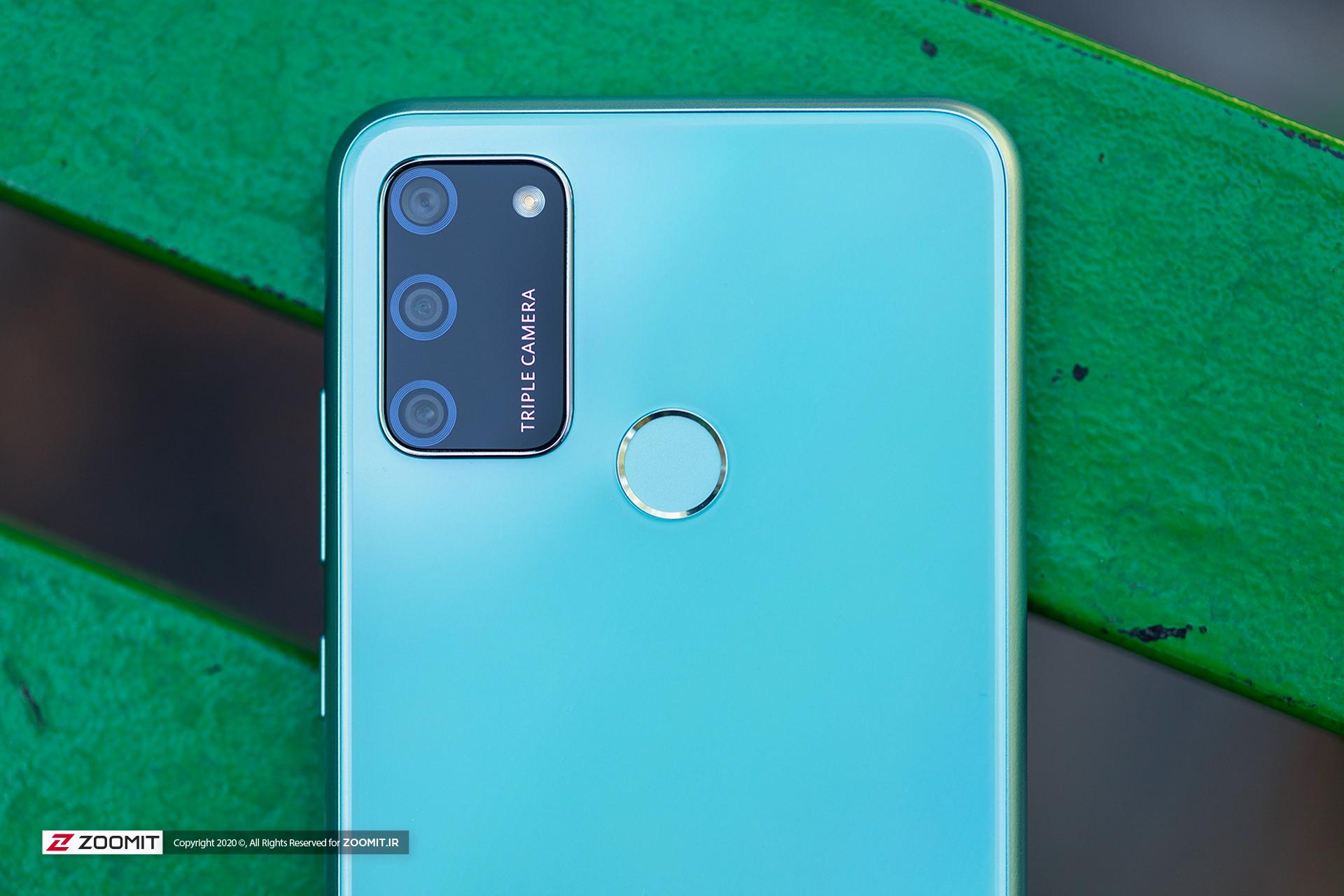 حسگر اثر انگشت و چینش دوربین گوشی Honor 9A (آنر ۹ ای)