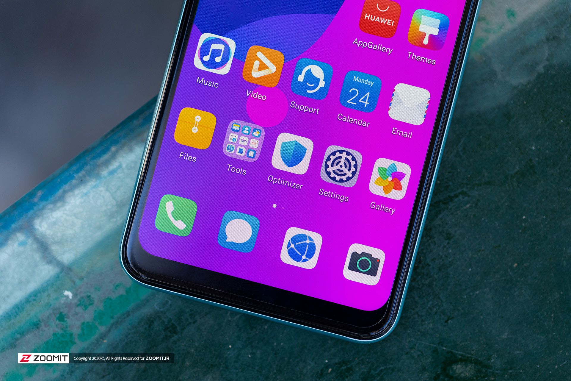 نمایش رابط کاربری گوشی Honor 9A (آنر ۹ ای) - تمایش آیکون‌ها و صفحه هوم