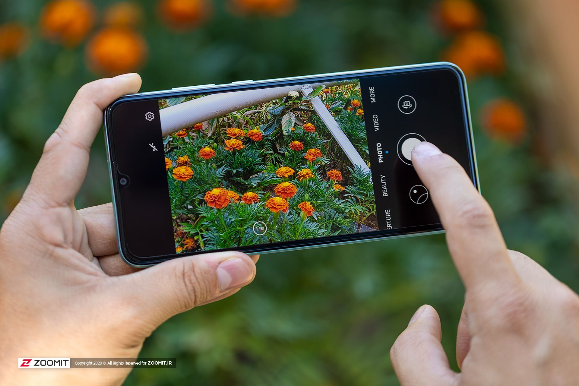 رابط کاربری دوربین Honor 9A (آنر ۹ ای) و ثبت عکس