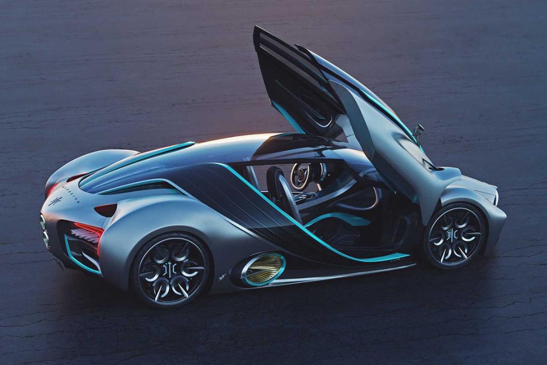 Hyperion XP-1  ابرخودرو هیدروژنی هایپرین نمای جانبی